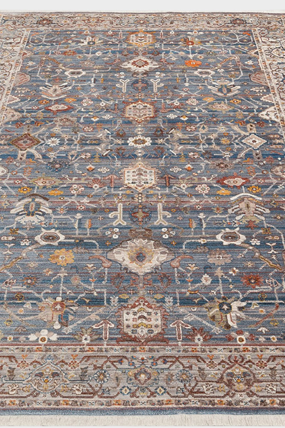 Etnik Desenli Yumuşak Tuşeli Dokuma Halı