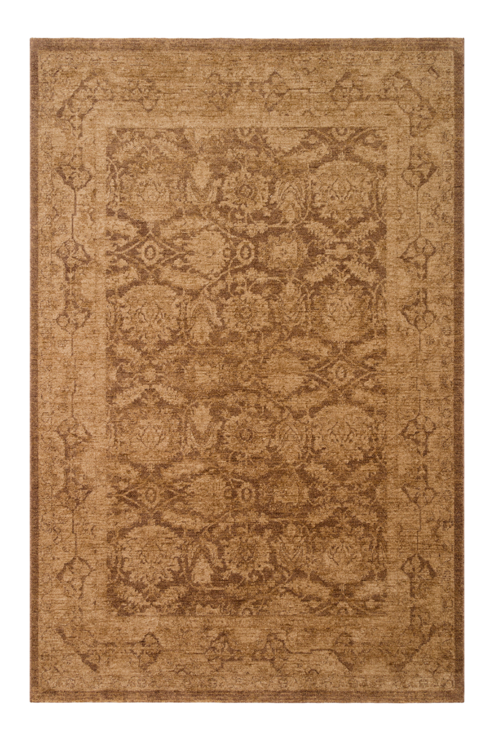 Vintage Görünümlü Yumuşak Tuşeli Dokuma Halı