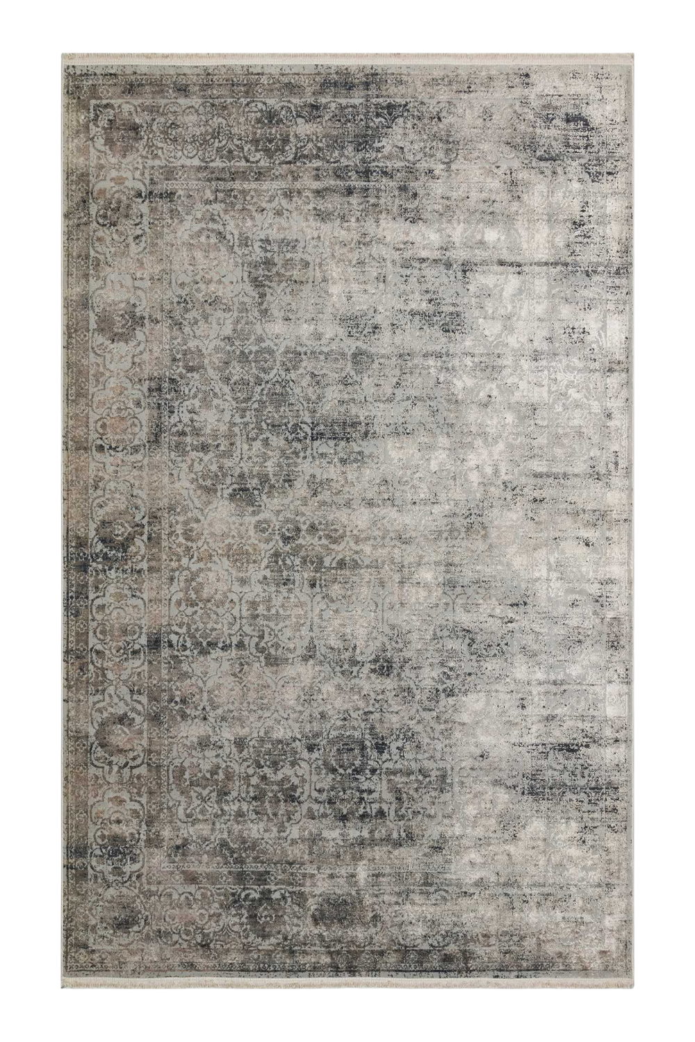 Vintage Görünümlü İpeksi Halı