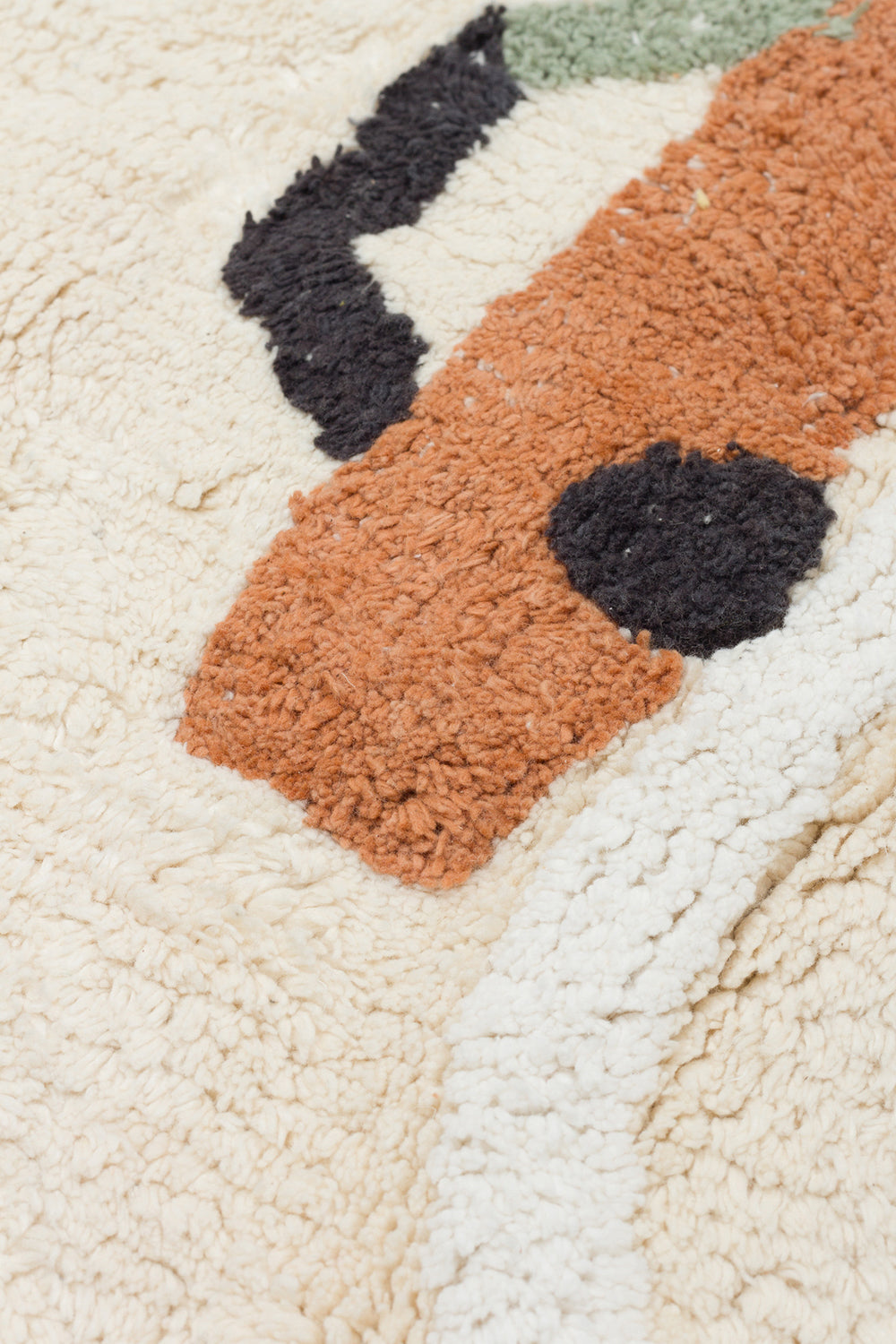 Yıkanabilir Kaymaz Tabanlı Pamuk Çocuk Halısı