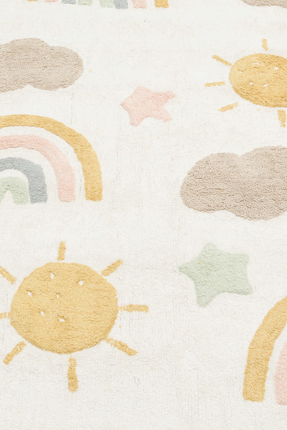 Yıkanabilir Kaymaz Tabanlı Pamuk Çocuk Halısı
