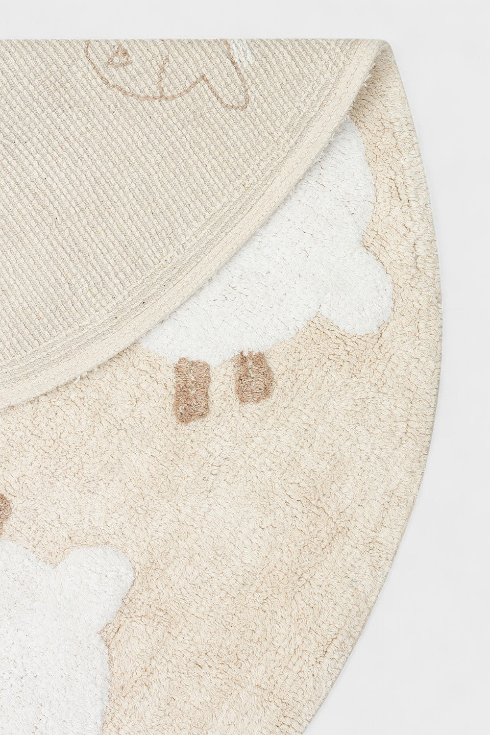 Yıkanabilir Kaymaz Tabanlı Pamuk Çocuk Halısı