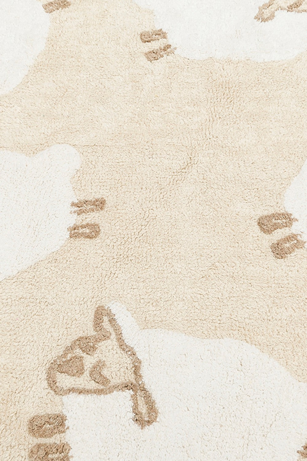 Yıkanabilir Kaymaz Tabanlı Pamuk Çocuk Halısı