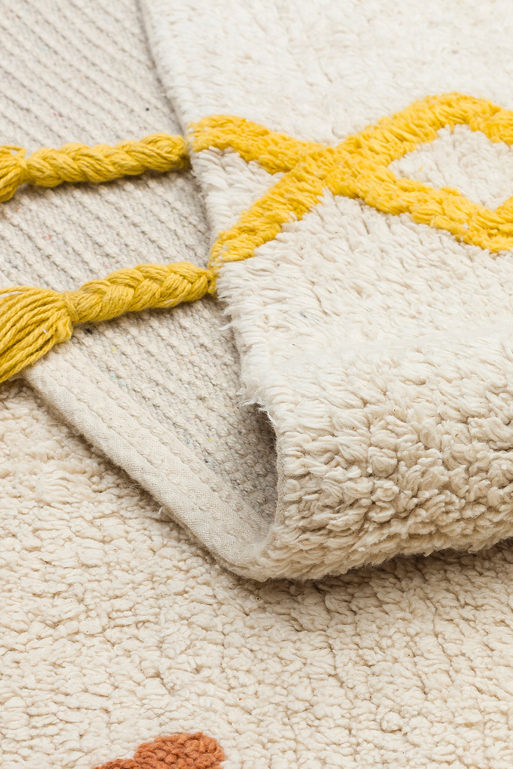 Yıkanabilir Kaymaz Tabanlı Pamuk Çocuk Halısı