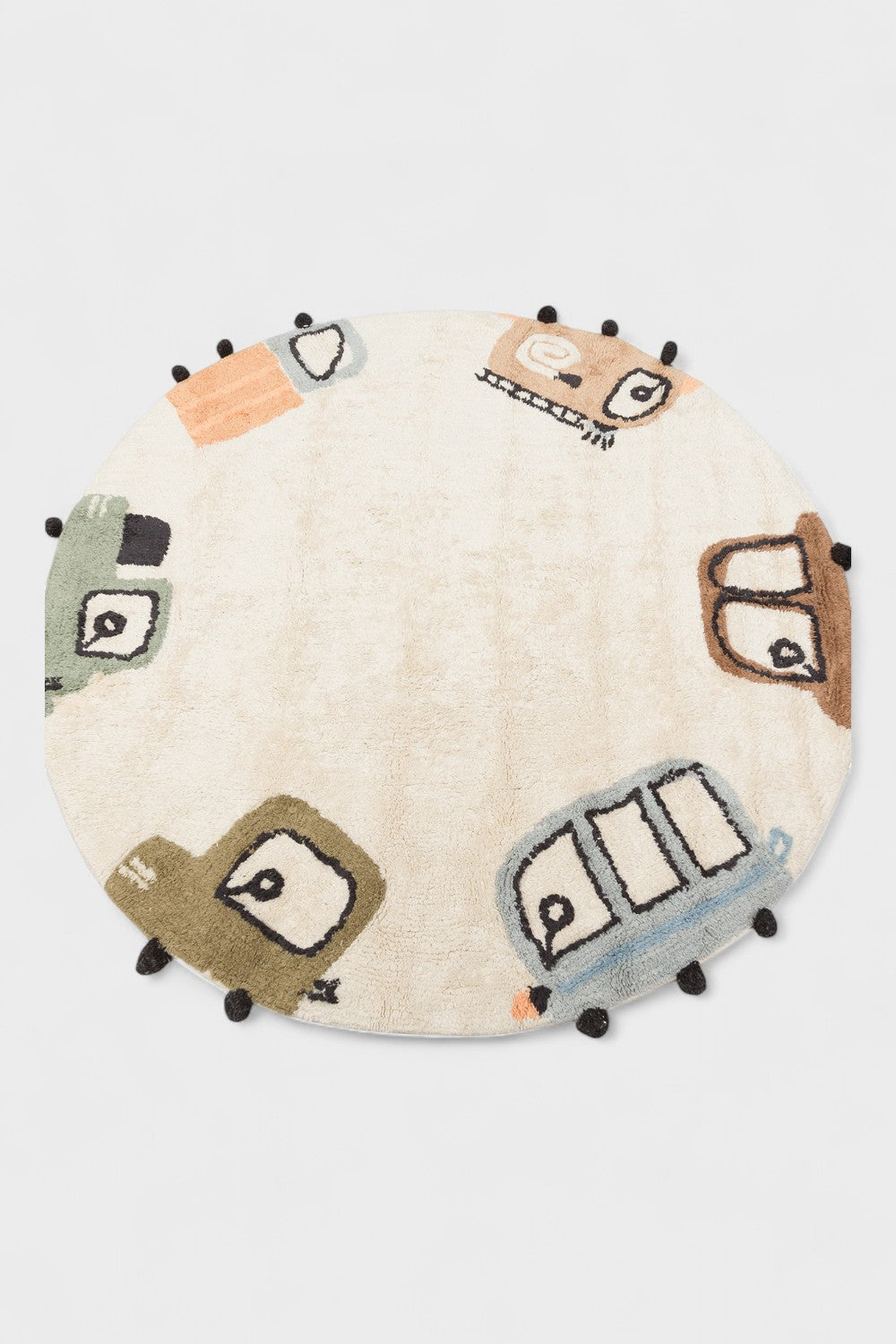 Yıkanabilir Kaymaz Tabanlı Pamuk Çocuk Halısı