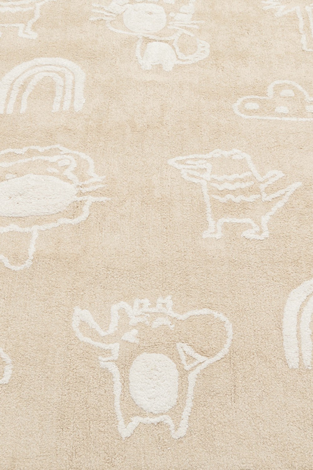 Yıkanabilir Kaymaz Tabanlı Pamuk Çocuk Halısı