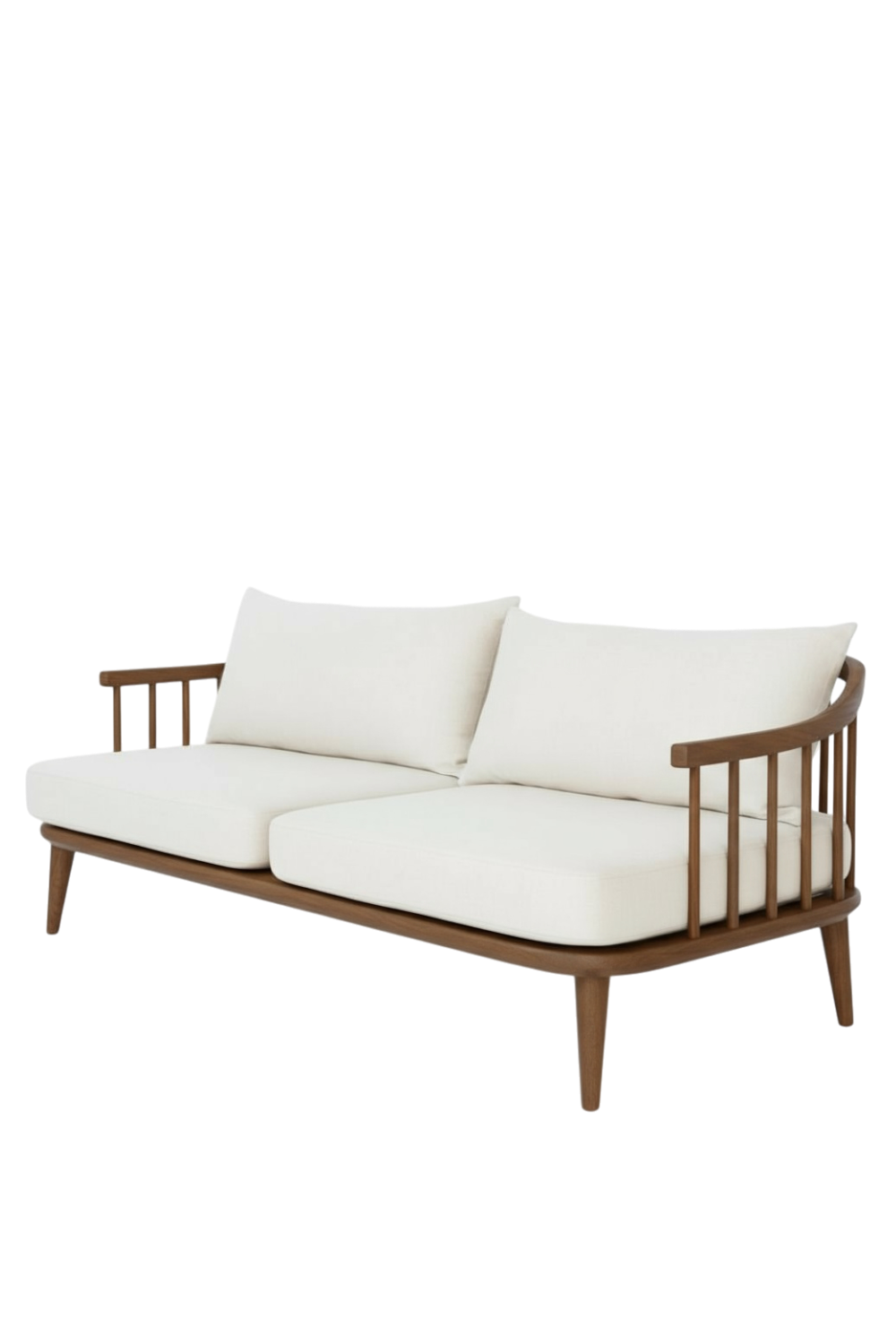 Minderli İkili Ahşap Koltuk