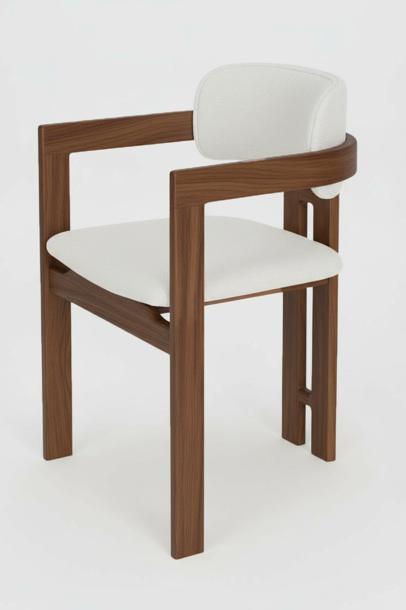 Döşemeli Ahşap Sandalye