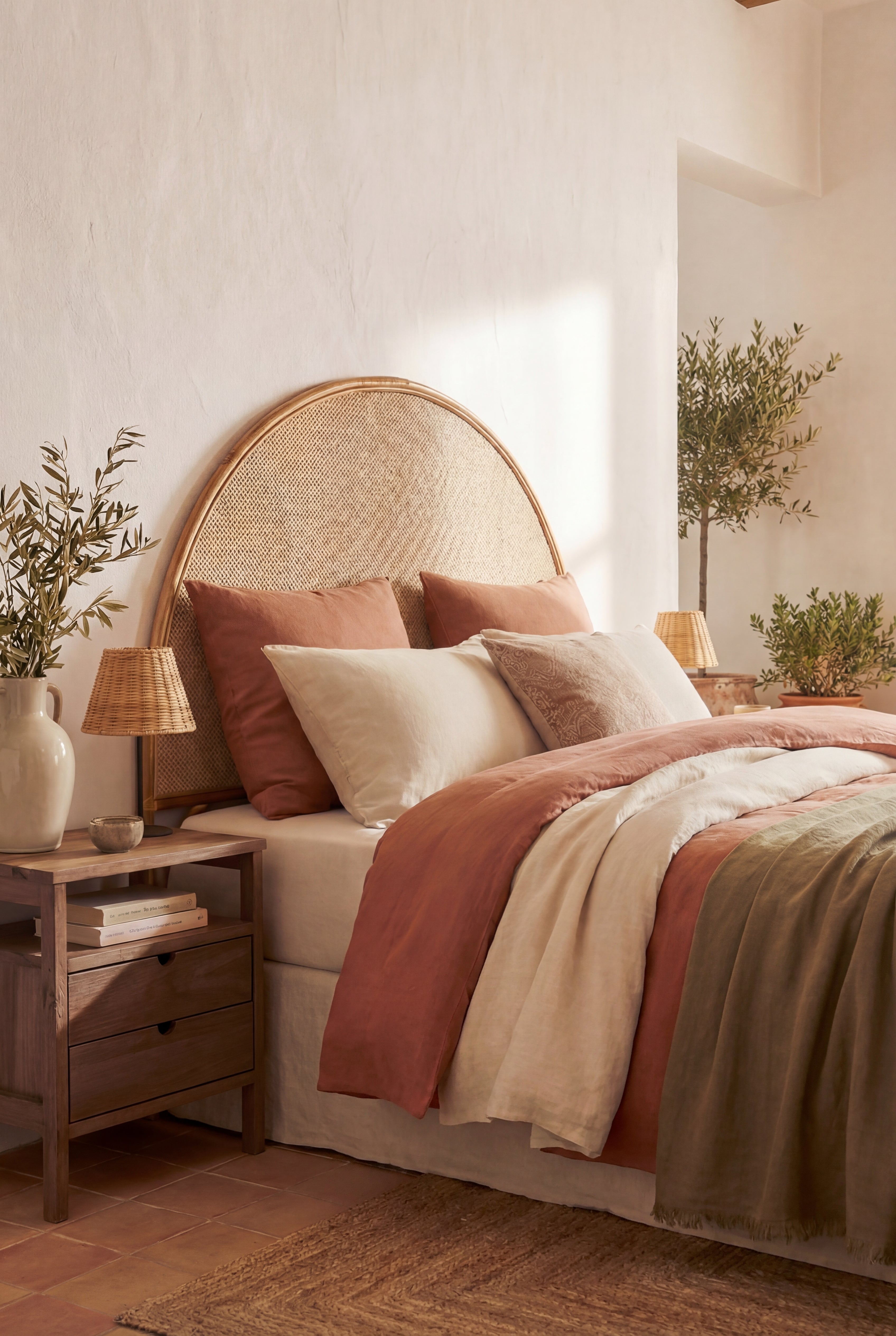 Rattan Yatak Başlığı