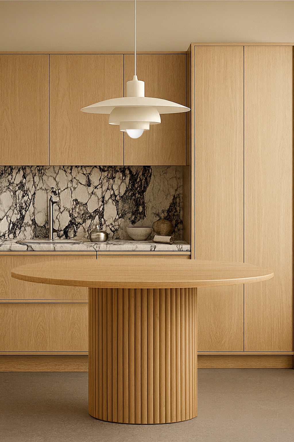 Beyaz Metal Sarkıt Aydınlatma