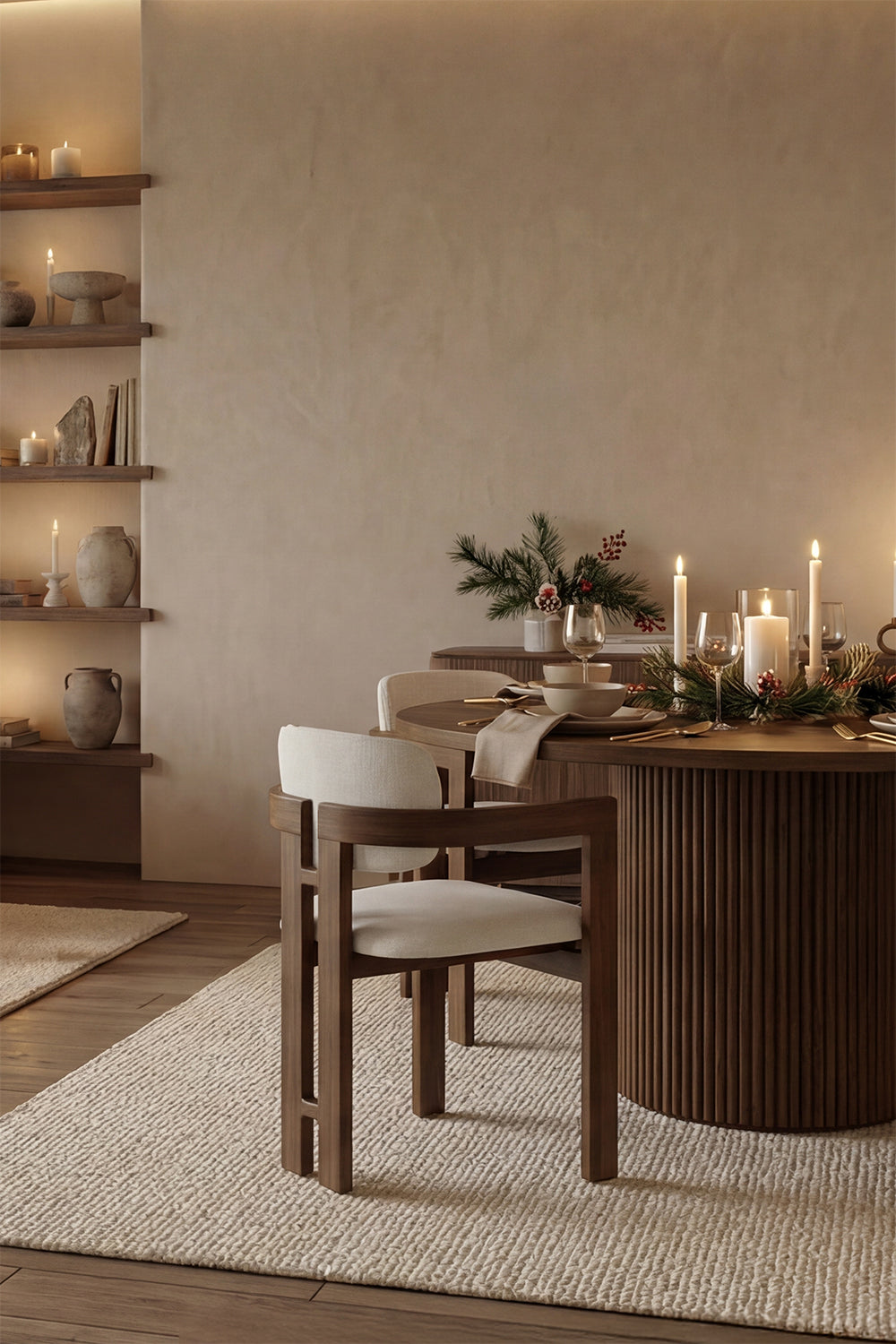 Döşemeli Ahşap Sandalye