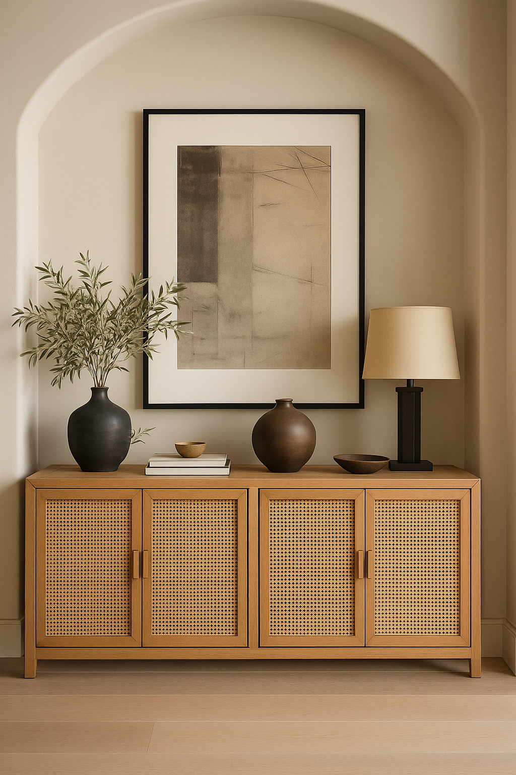 Hazeranlı Ahşap Konsol