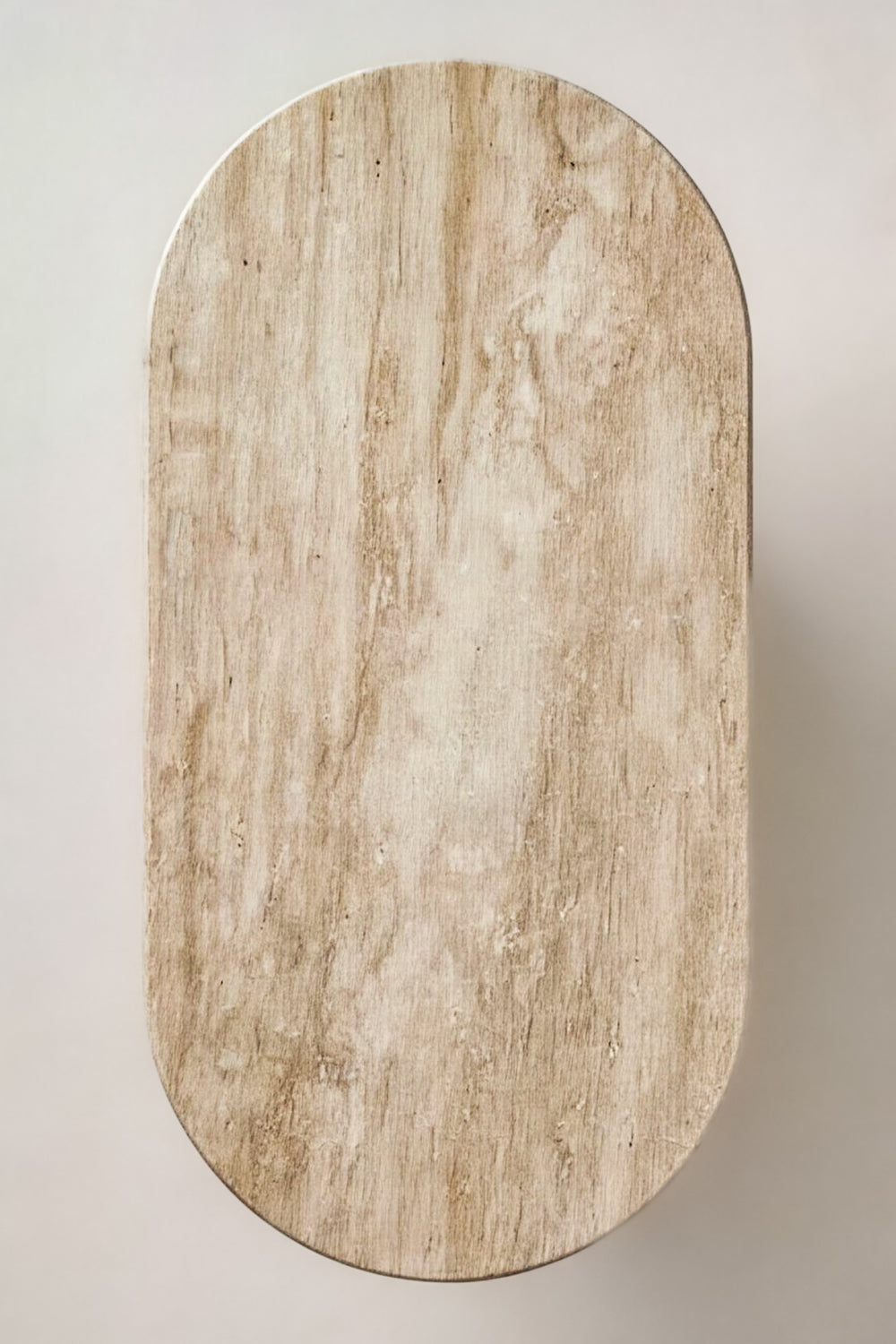 Traverten Oval Yemek Masası