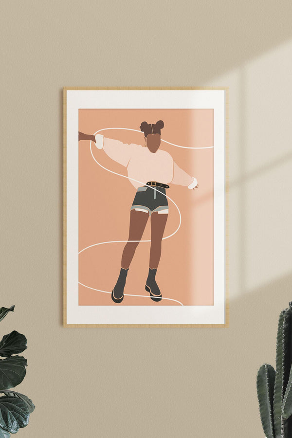 Poster - Soyut Kadın